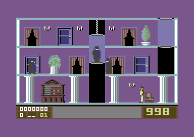 Mission Elevator screenshot 5 for Commodore 64